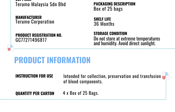 Transfer Blood Bag 300 ml