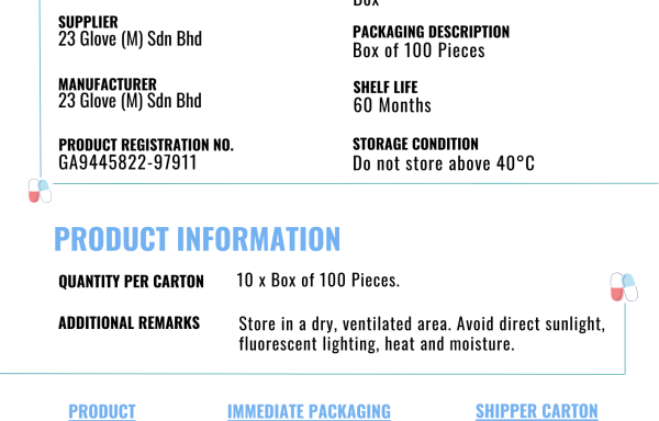 Disposable Nitrile Examination Glove Size XS