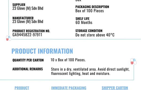 Disposable Nitrile Examination Glove Size S